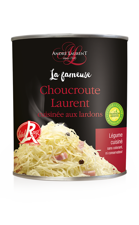 La Fameuse Choucroute Laurent cuisinée aux lardons